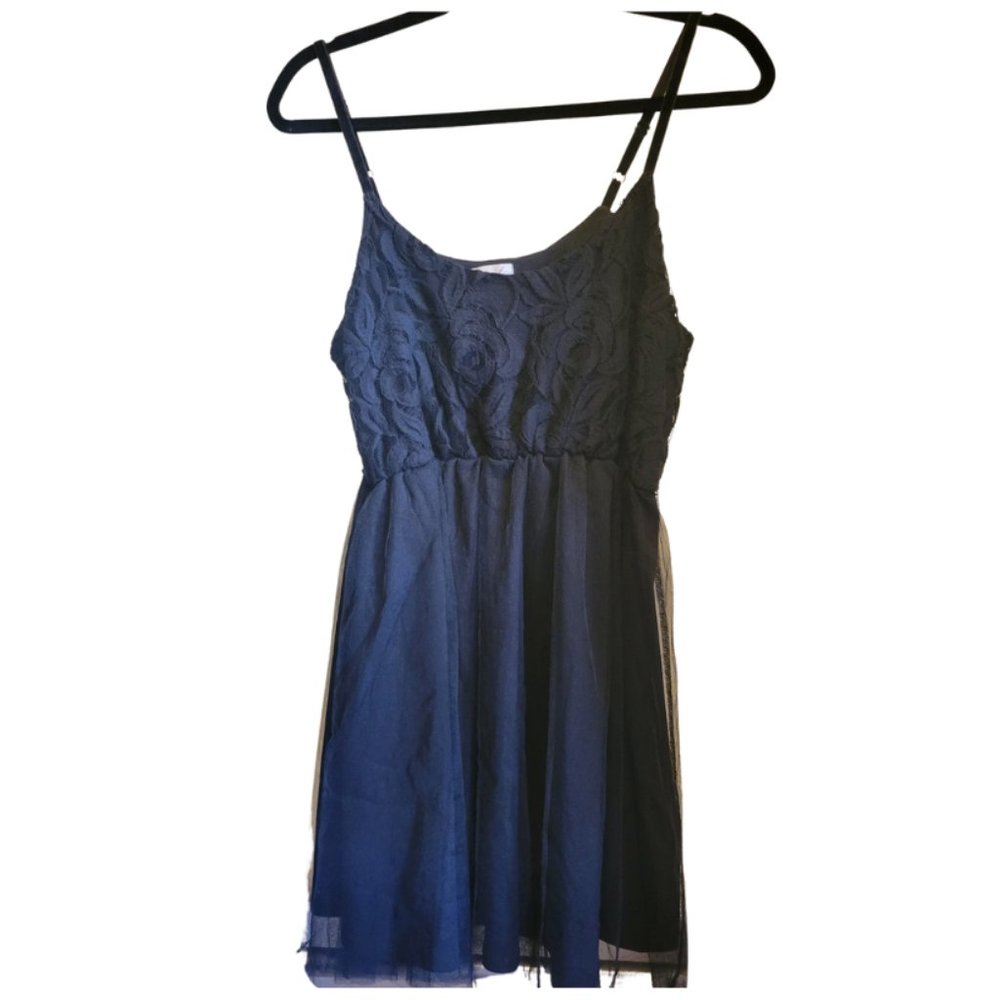 Wet Seal Mini Dress | Women's Medium | Black